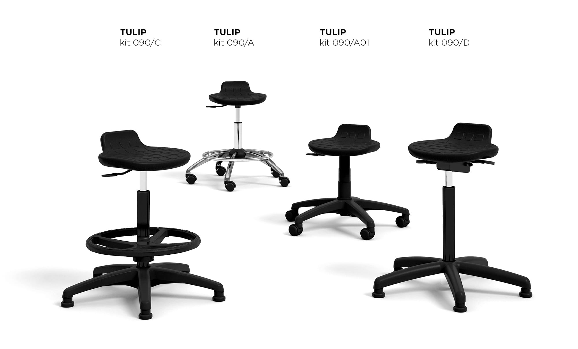 Tabouret Tulip sans dossier additional image